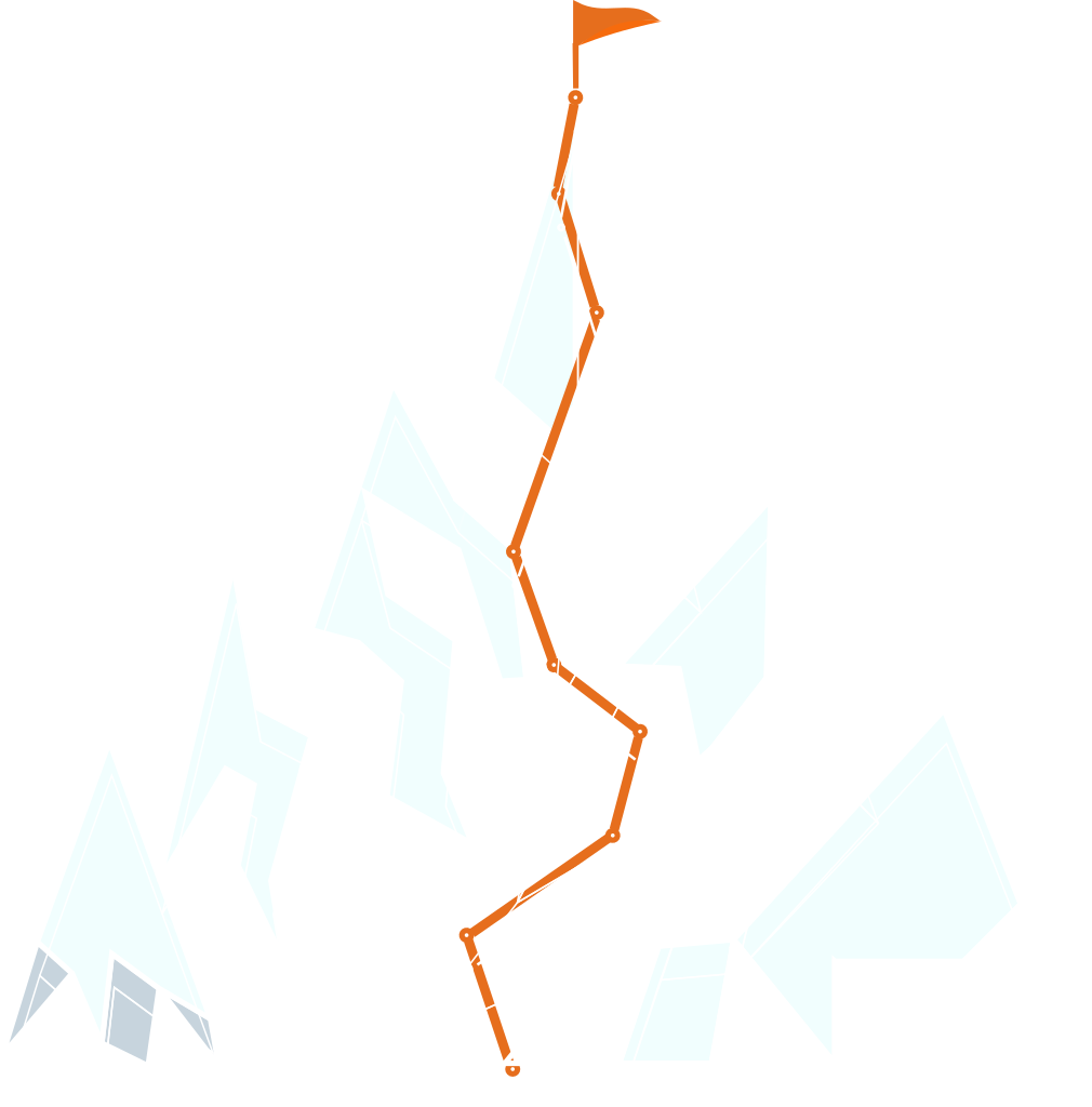 This image is an illustration of a mountain with a flag on it. The mountain in the image represents a significant challenge or obstacle that needs to be overcome. The flag on the mountain represents a symbol of accomplishment, indicating that someone has successfully reached the top of the mountain. It serves as a reminder that with hard work, determination, and the right resources, we can overcome any challenge and achieve our objectives.